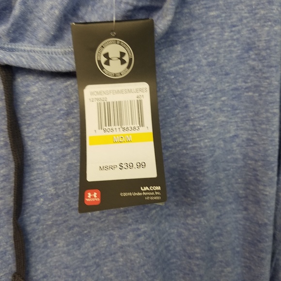 Under Armour Womens Hoodie Pullover Loose Fit Sz M - Picture 3 of 6